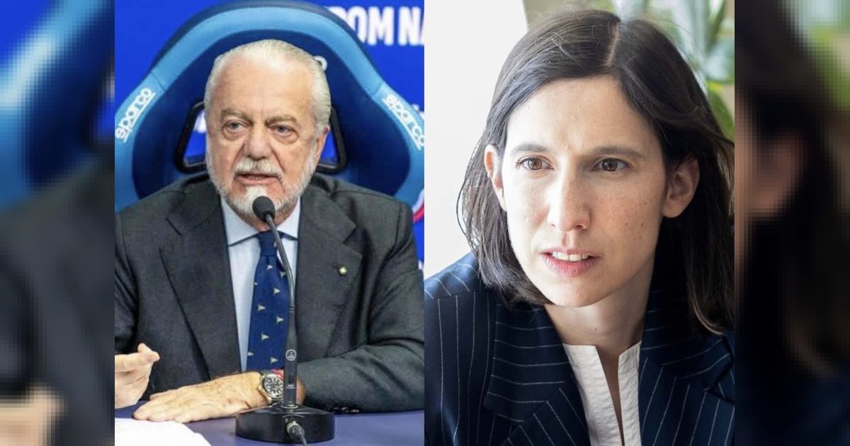 Aurelio De Laurentiis ed Elly Schlein
