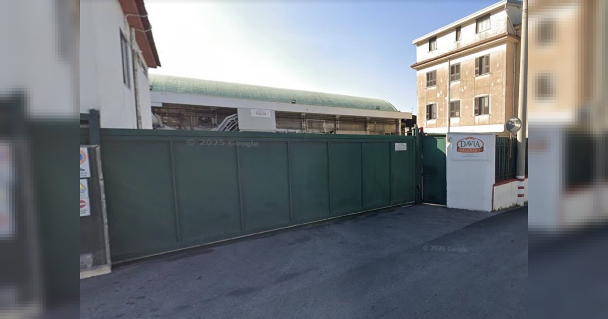 Lo stabilimento sequestrato