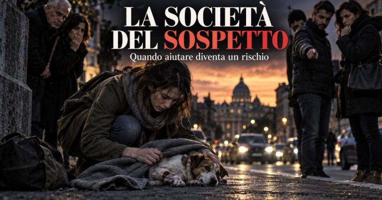 La società del sospetto: quando fare del bene diventa un rischio