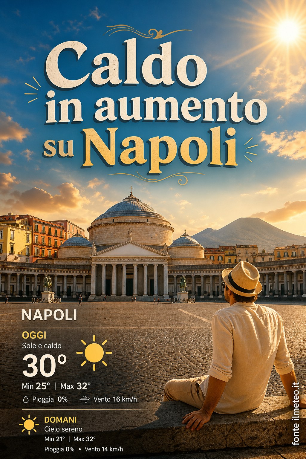 Storia meteo Napoli oggi e domani - 6 Settembre 2026
