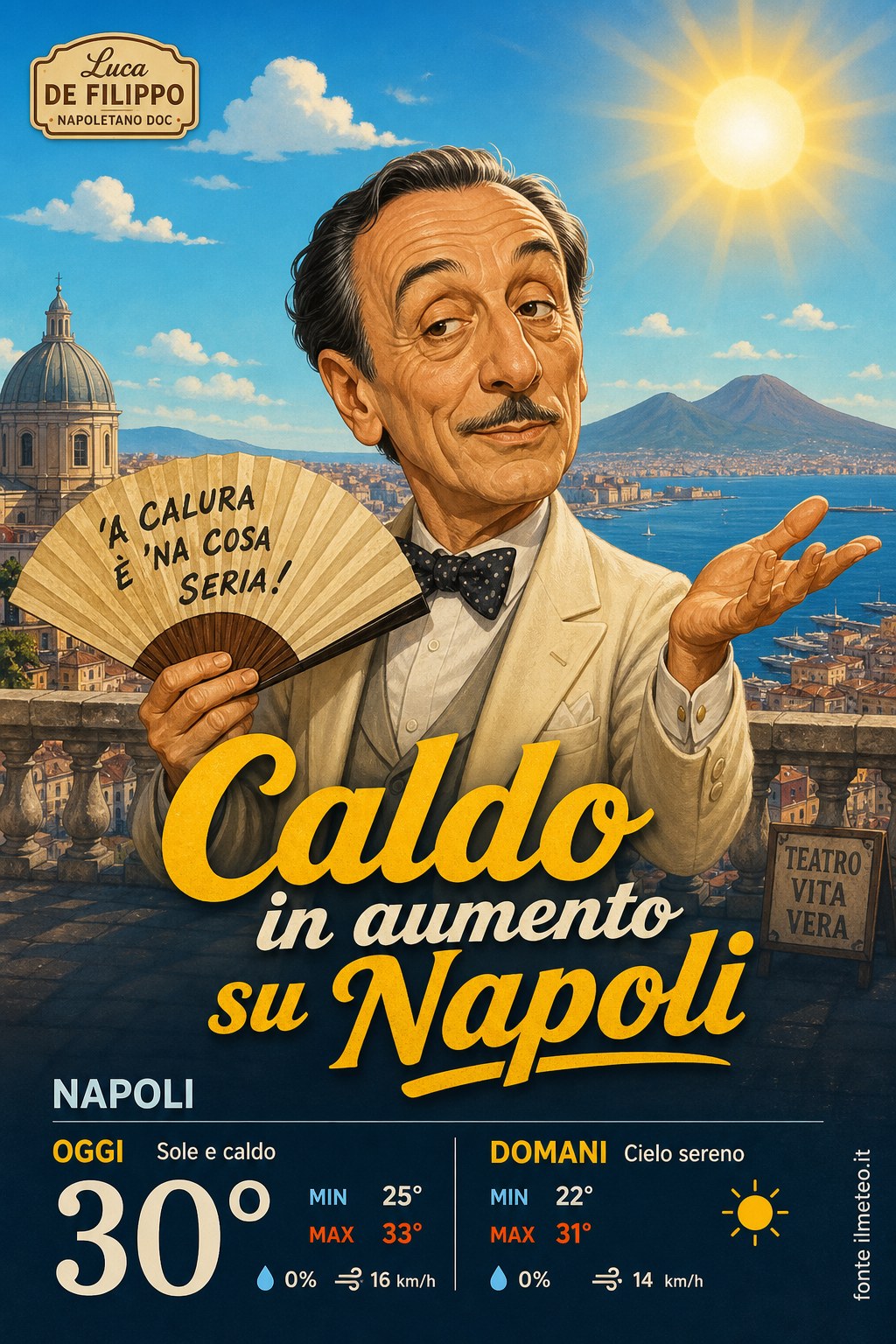 Storia meteo Napoli oggi e domani - 7 Settembre 2026
