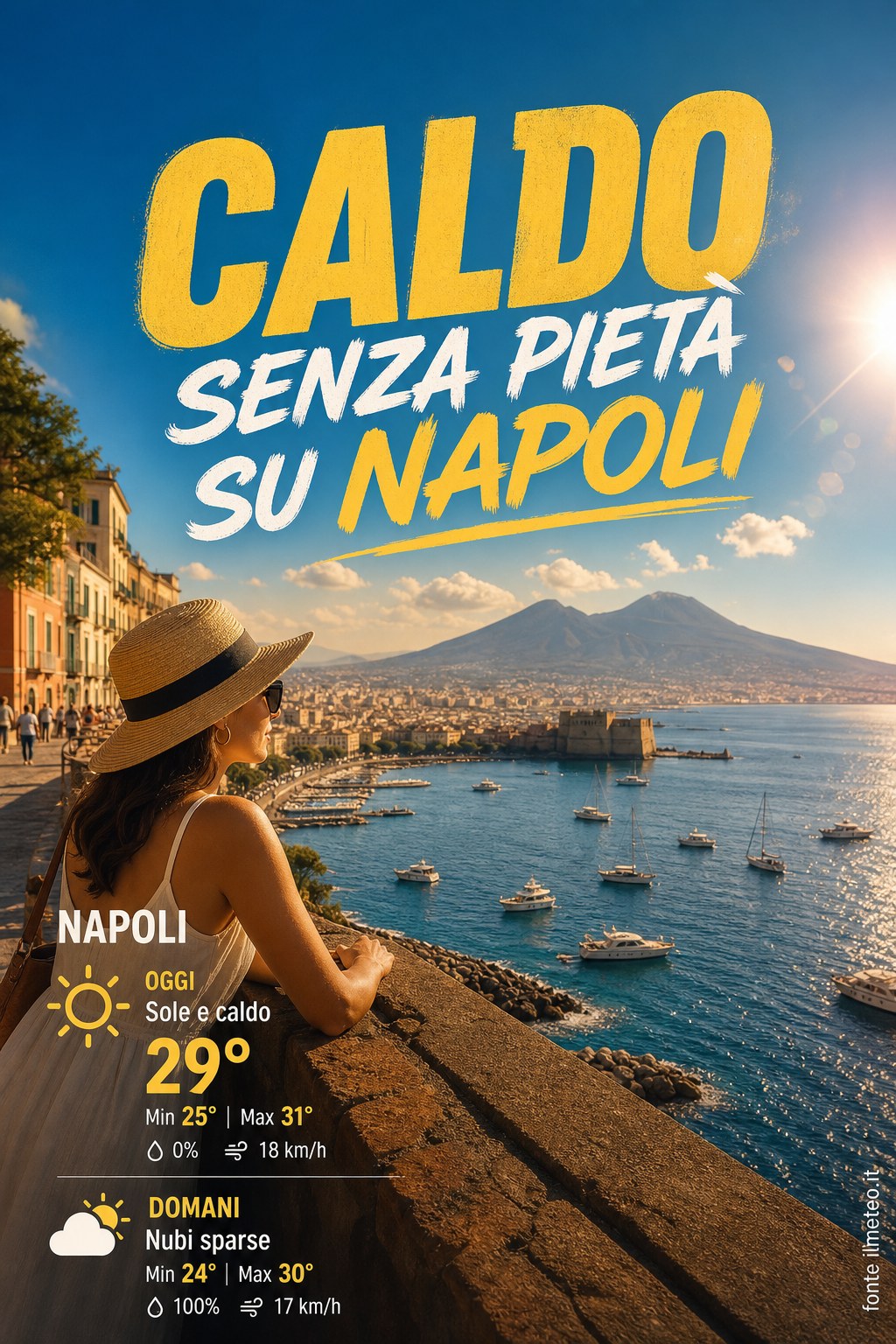 Storia meteo Napoli oggi e domani - 10 Settembre 2026