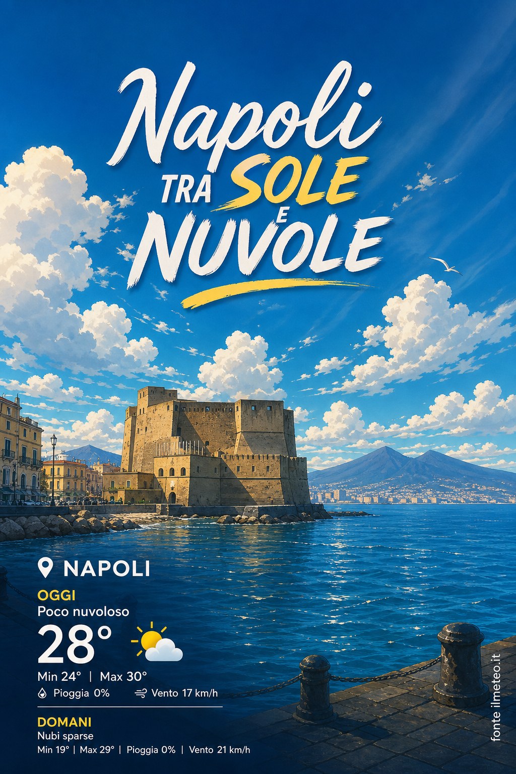 Storia meteo Napoli oggi e domani - 14 Settembre 2026