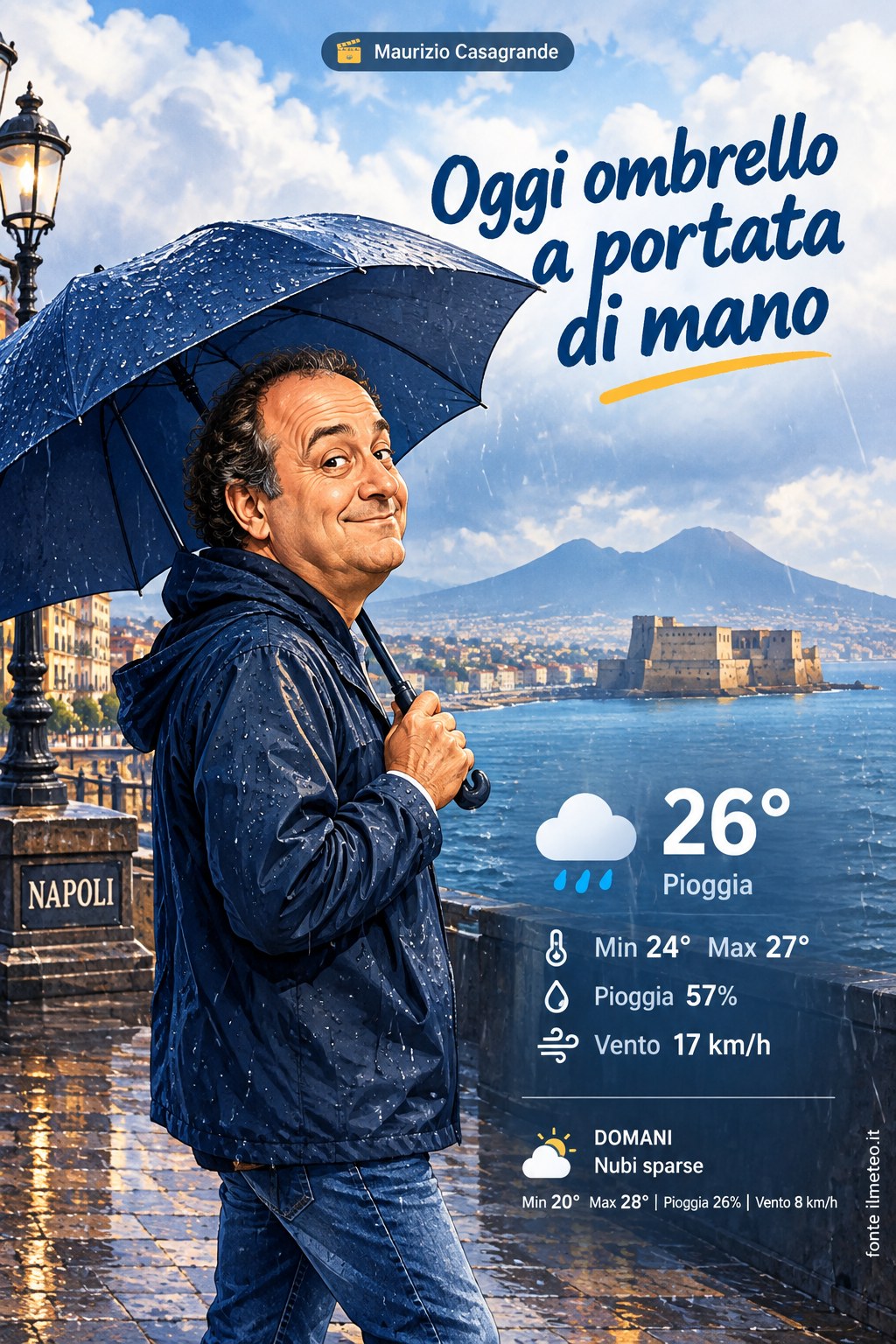 Storia meteo Napoli oggi e domani - 18 Settembre 2026