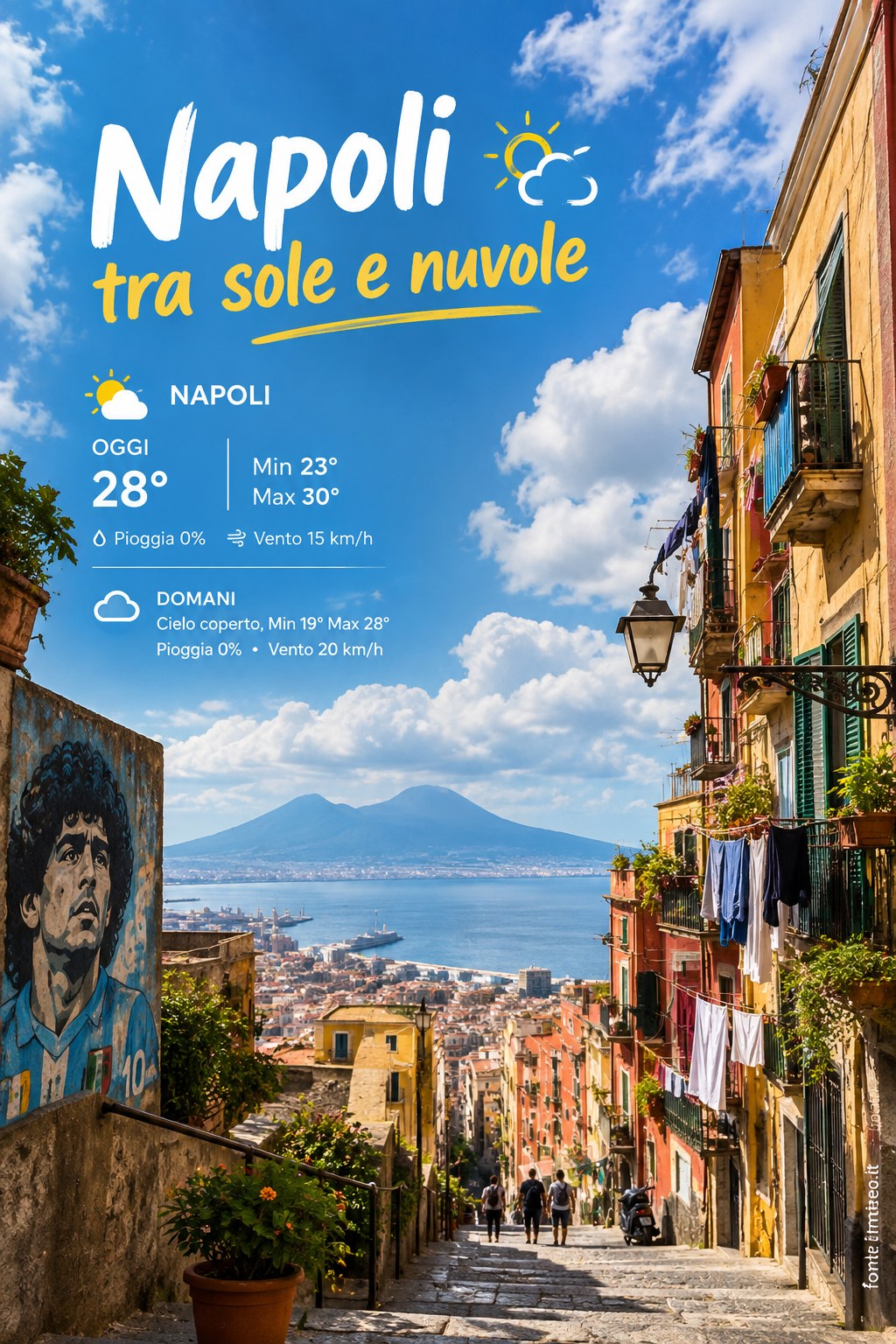 Storia meteo Napoli oggi e domani - 21 Settembre 2026
