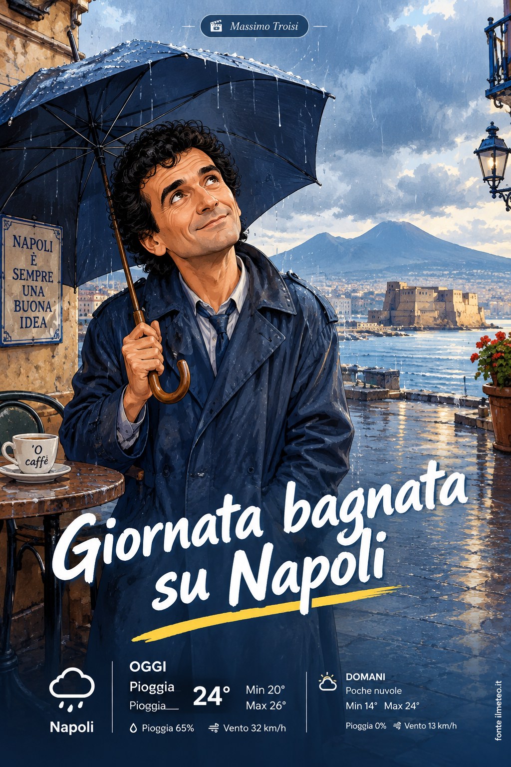Storia meteo Napoli oggi e domani - 25 Settembre 2026