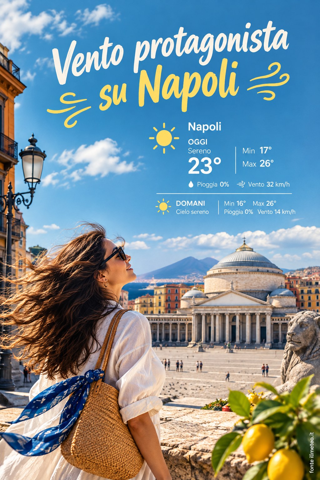 Storia meteo Napoli oggi e domani - 26 Settembre 2026