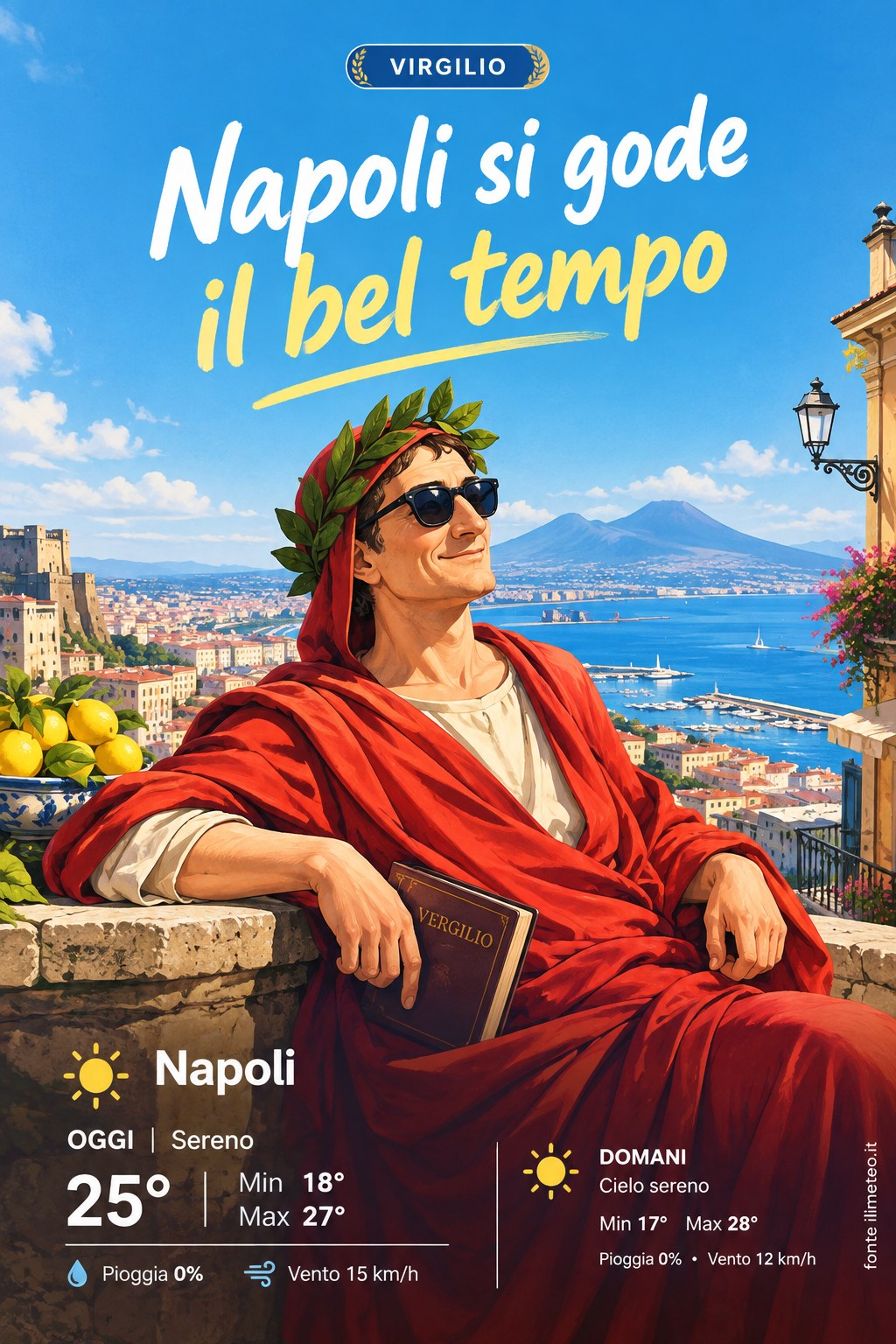 Storia meteo Napoli oggi e domani - 28 Settembre 2026