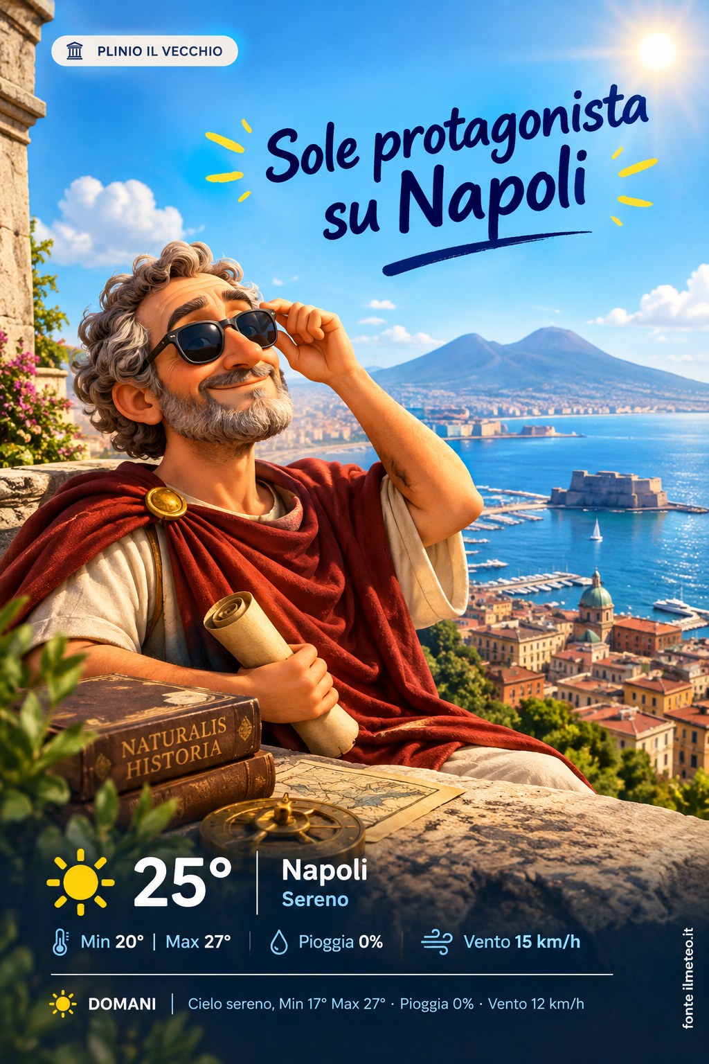 Storia meteo Napoli oggi e domani - 29 Settembre 2026