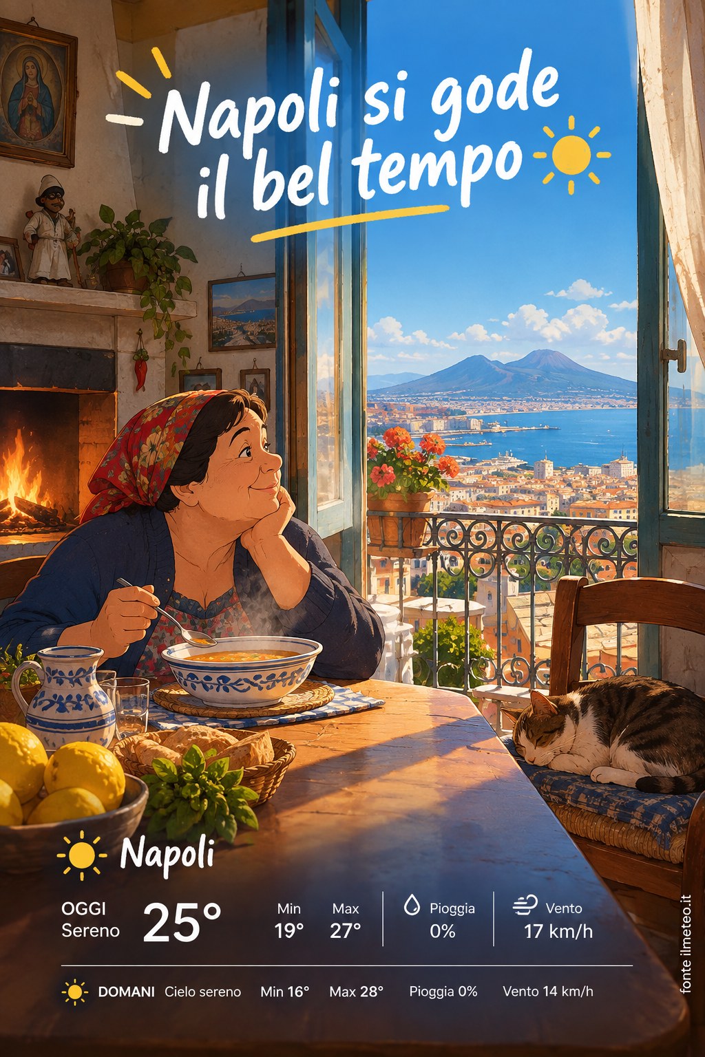 Storia meteo Napoli oggi e domani - 30 Settembre 2026