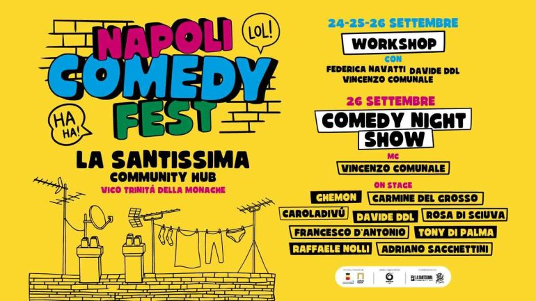 Napoli avvia una nuova era della comicità con Napoli Comedy Fest