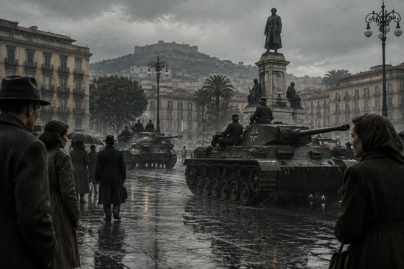 Naples, September 29, 1943: rain, fire, and grassroots resistance