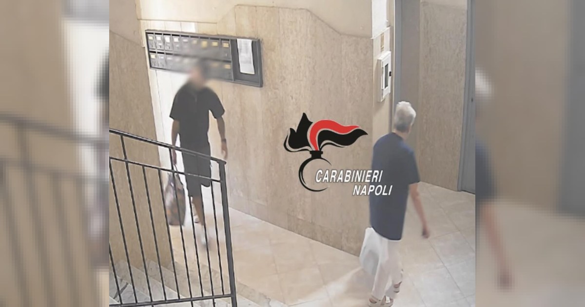 Il rapinatore in azione