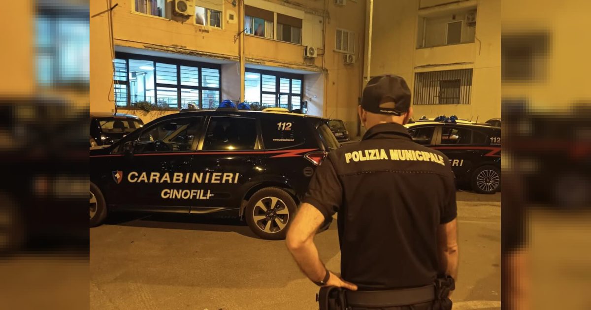 I controlli nelle palazzine popolari di Pomigliano
