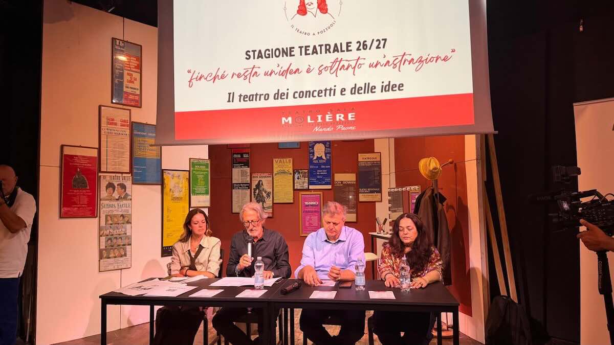 Pozzuoli apre la stagione 2026/2027 del Teatro Sala Molière: idee che prendono forma tra danza, cinema e libri