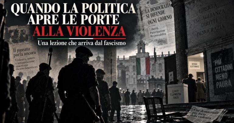Quando la politica apre le porte alla violenza: una lezione che arriva dal fascismo