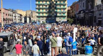 Rc Auto e caro carburanti, grande partecipazione alla manifestazione di Napoli