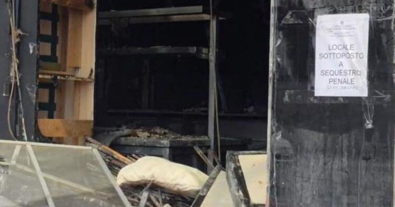 San Giovanni, nuovo incendio all’ex Bar Vittoria: sul terrazzo trovate due bombole di gpl aperte