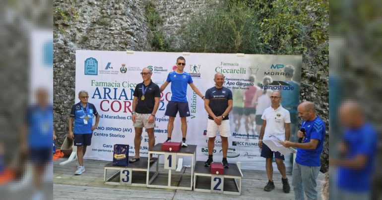 Sannio Runners Dropexpress protagonista ad Ariano Irpino tra premi, personal best e spirito di squadra