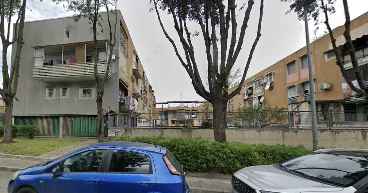 L'isolato 22 di Miano dove è avvenuto il blitz