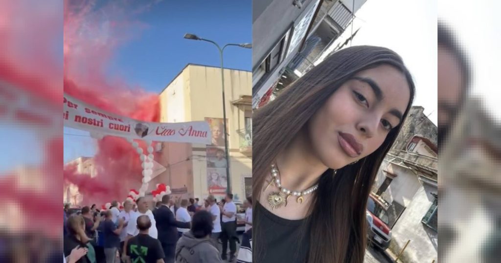 Secondigliano si ferma in lacrime per Anna Grimaldi: coriandoli rossi e palloni bianchi per i 18 anni che non vedrà mai