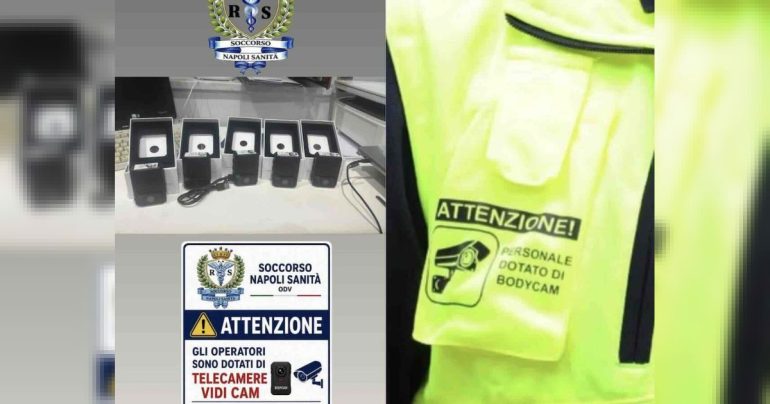 Soccorso Napoli-Sanità ODV adotta le bodycam: svolta hi-tech per tutelare gli equipaggi dalle aggressioni