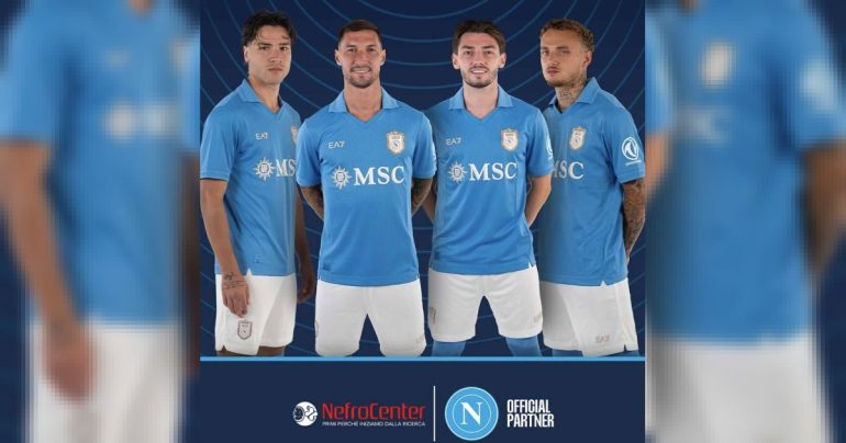 SSC Napoli e Gruppo Nefrocenter, la salute scende in campo: intesa rinnovata per il sesto anno consecutivo