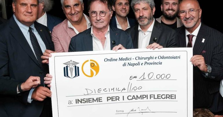 Campi Flegrei, oltre 10.000 euro raccolti dai medici di Napoli