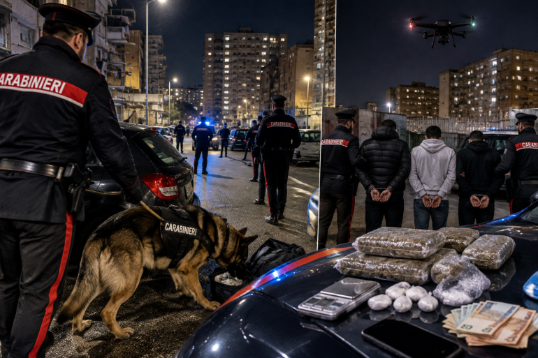 Notte di controlli a Napoli est: arrestato 20enne, denunciato 86enne per armi e cartucce non dichiarate