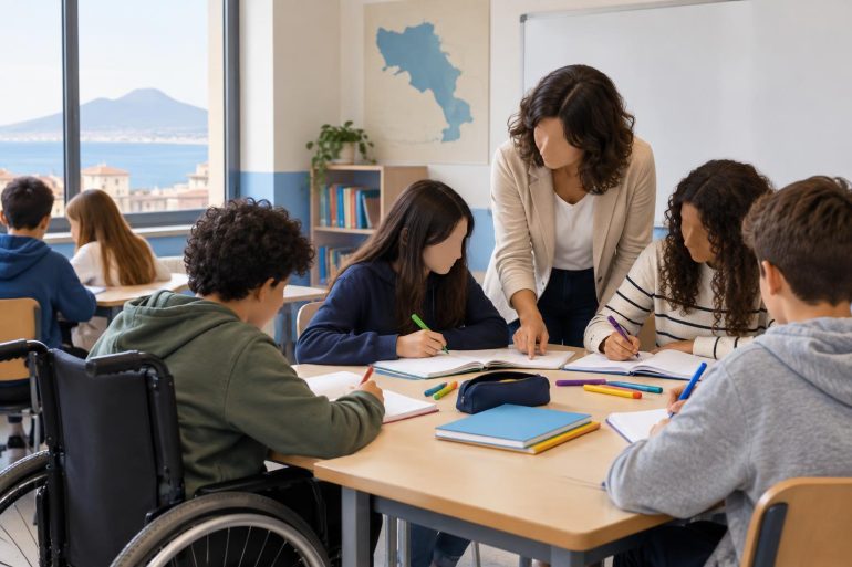 Cattedre di sostegno in Campania 2026/2027: 199 posti disponibili, Napoli in testa