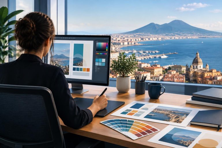 Senior Graphic Designer a Napoli per cliente ICT: offerta Grafton