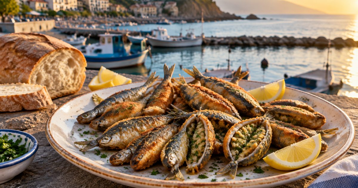 Acciaroli, le alici imbottite tra il porto e il respiro del Cilento