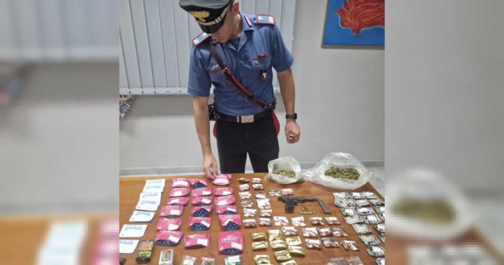 la droga sequestrata