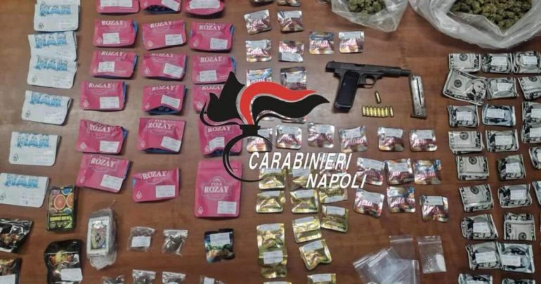 Acerra, arrestato il pusher della cannabis di lusso ‘Rozay’