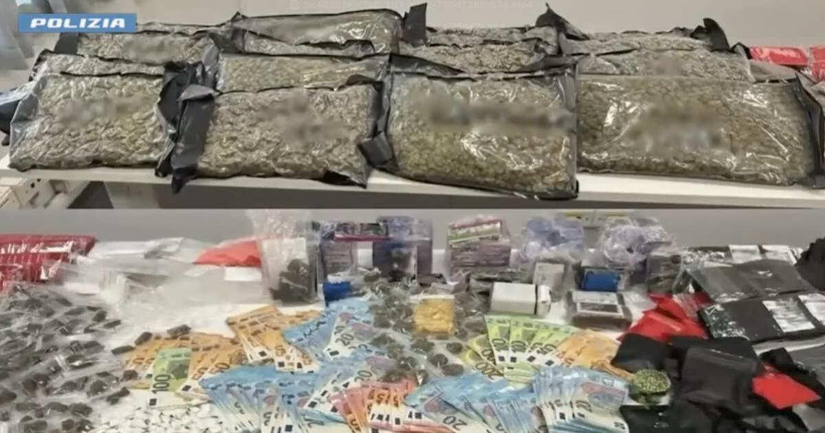 La droga sequestrata