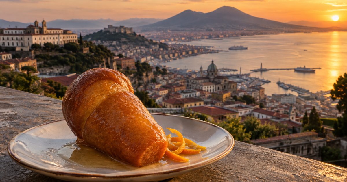 Belvedere di San Martino, il babà che raccoglie Napoli in un morso
