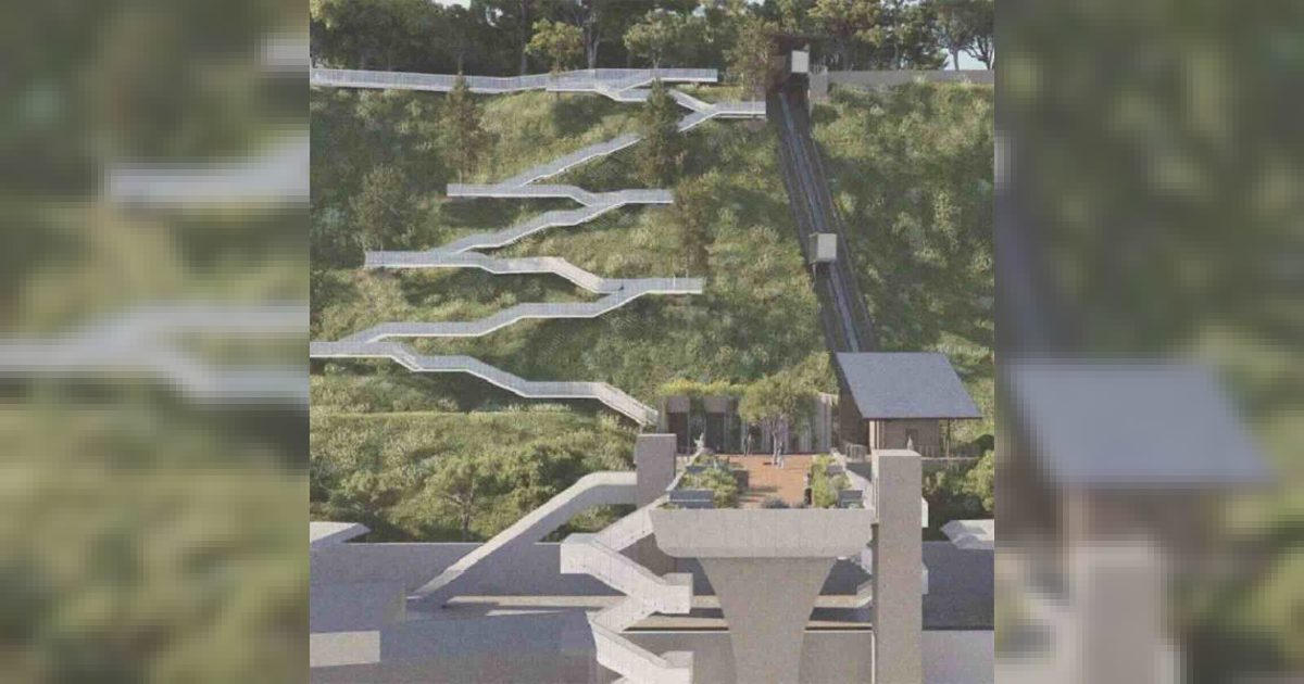 Castellammare il progetto dell'ascensore inclinato