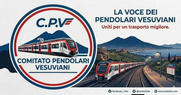 Circumvesuviana, la diffida di Eav al gruppo Facebook dei pendolari: «Il nome confonde i viaggiatori»