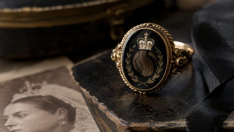 Il segreto straordinario nascosto nell’anello di lutto di Regina Vittoria