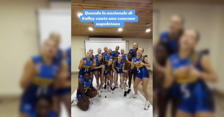 La nazionale femminile di volley canta una canzone neomelodica e il video diventa virale