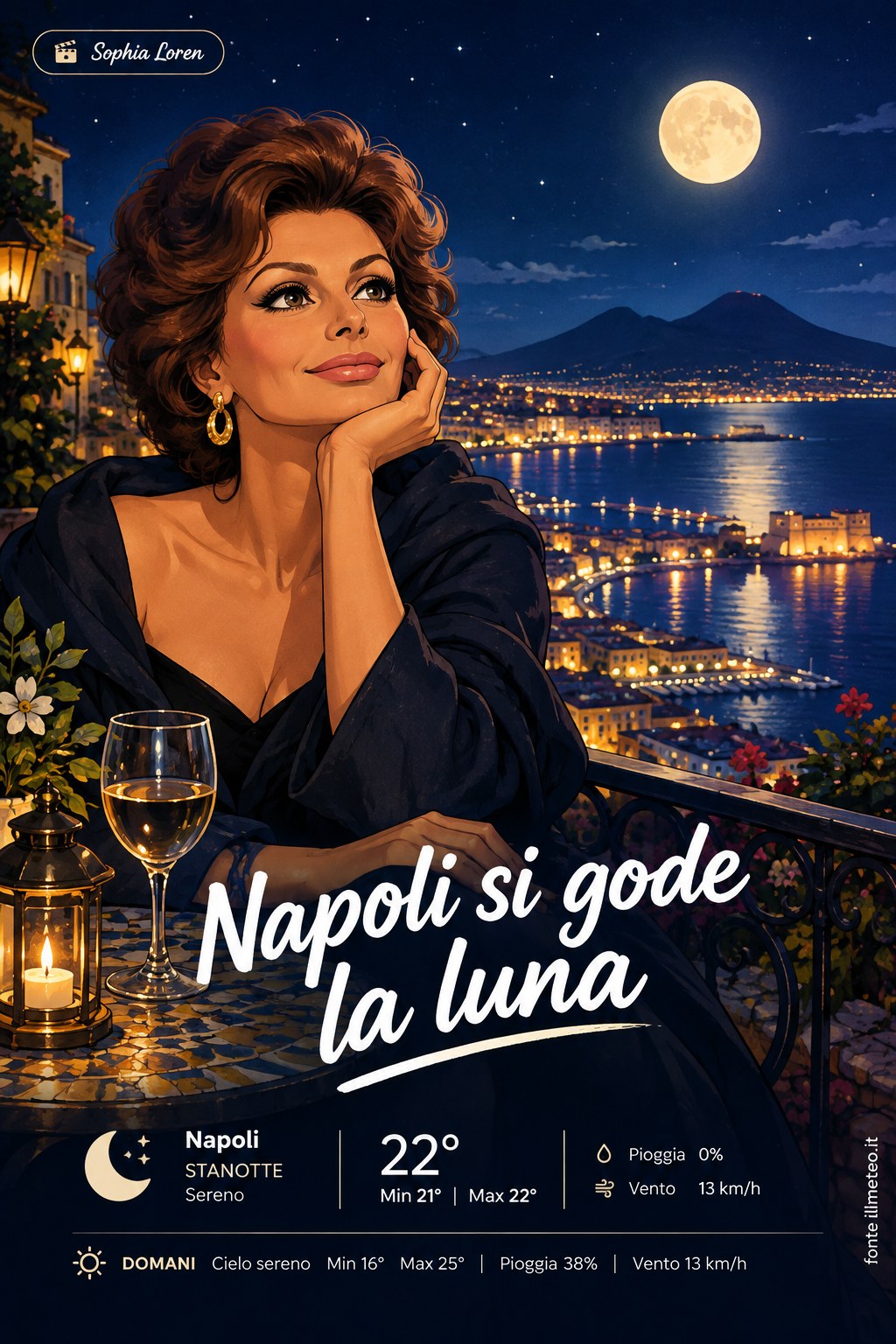 Storia meteo Napoli notte - 4 Ottobre 2026