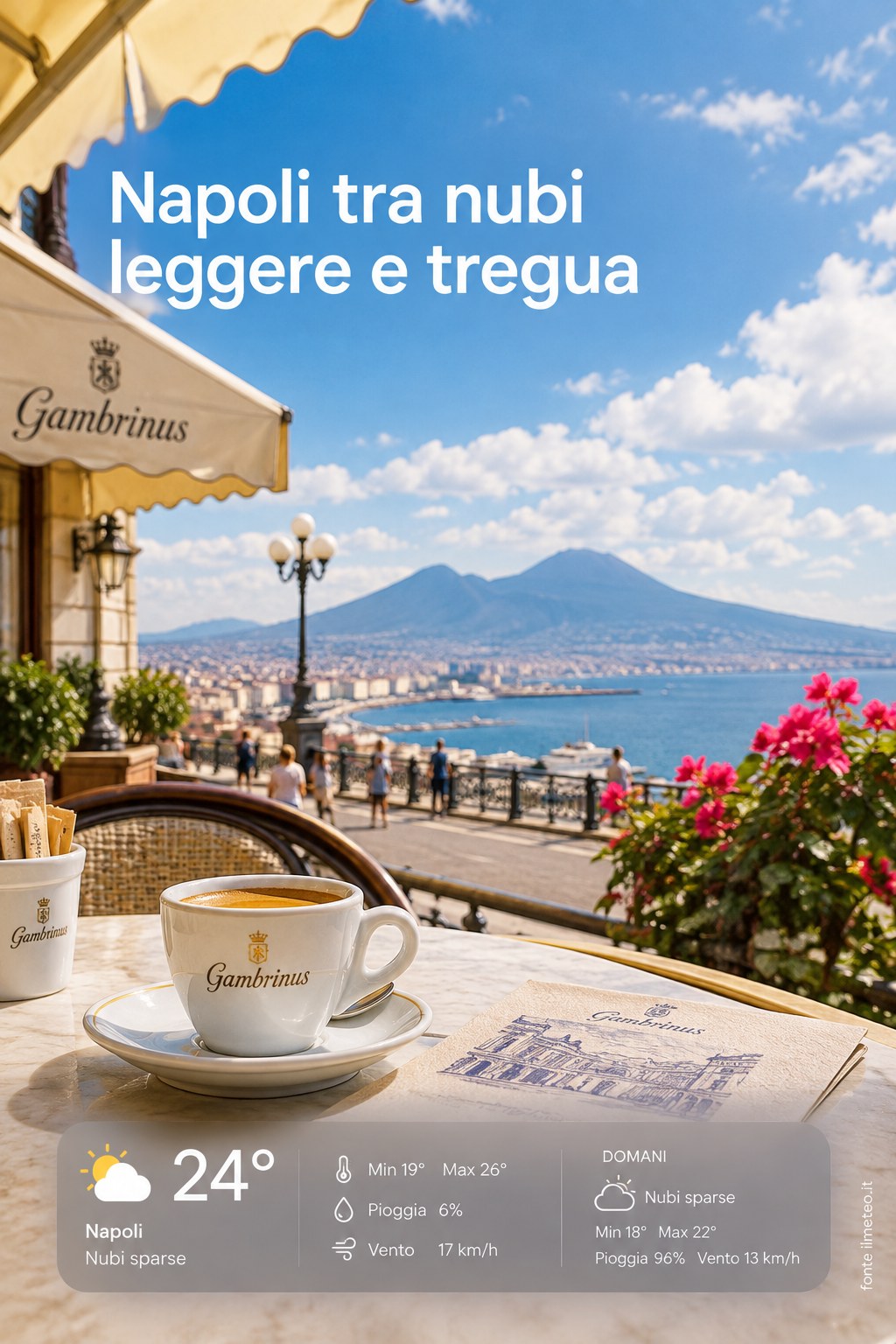 Storia meteo Napoli oggi e domani - 5 Ottobre 2026