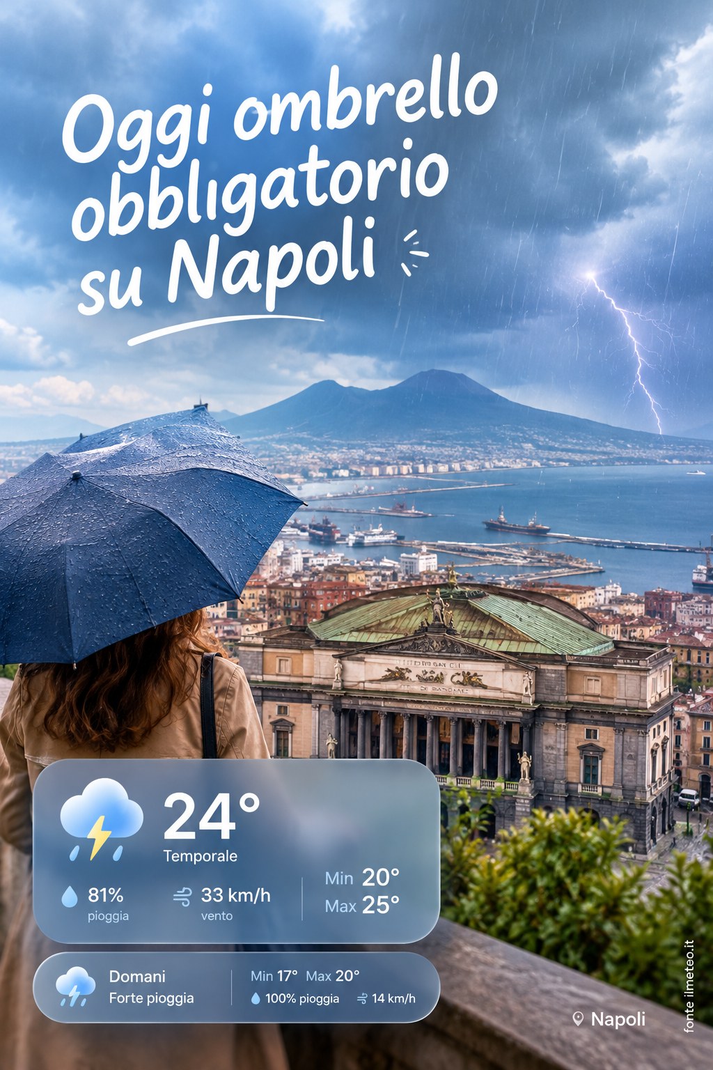 Storia meteo Napoli oggi e domani - 8 Ottobre 2026