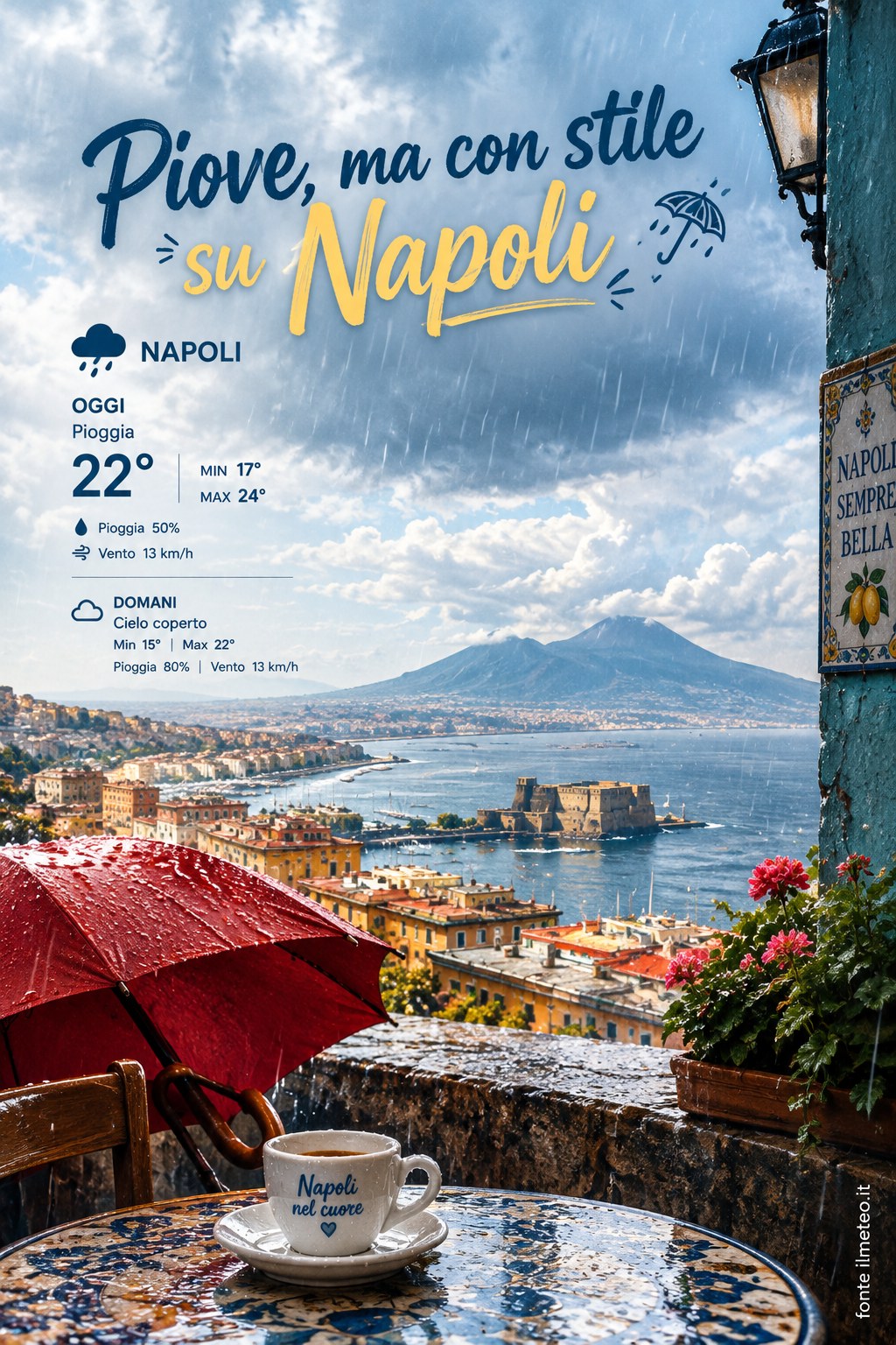 Storia meteo Napoli oggi e domani - 11 Ottobre 2026