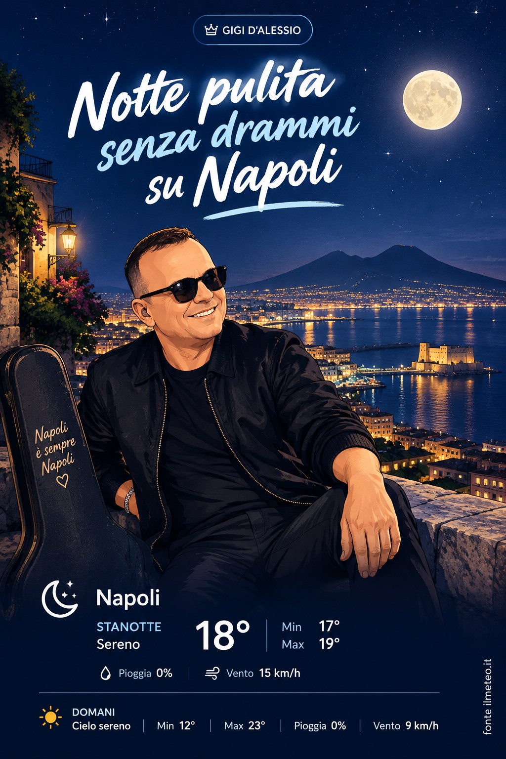 Storia meteo Napoli notte - 14 Ottobre 2026
