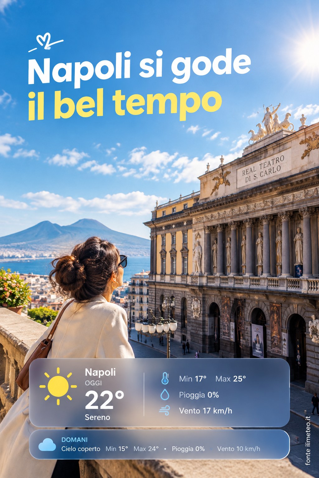 Storia meteo Napoli oggi e domani - 15 Ottobre 2026