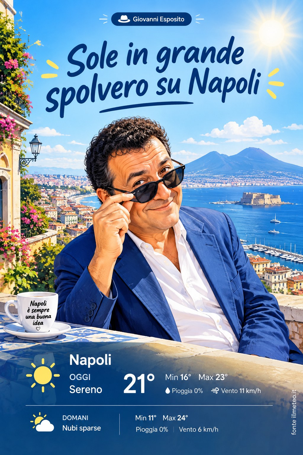 Storia meteo Napoli oggi e domani - 18 Ottobre 2026
