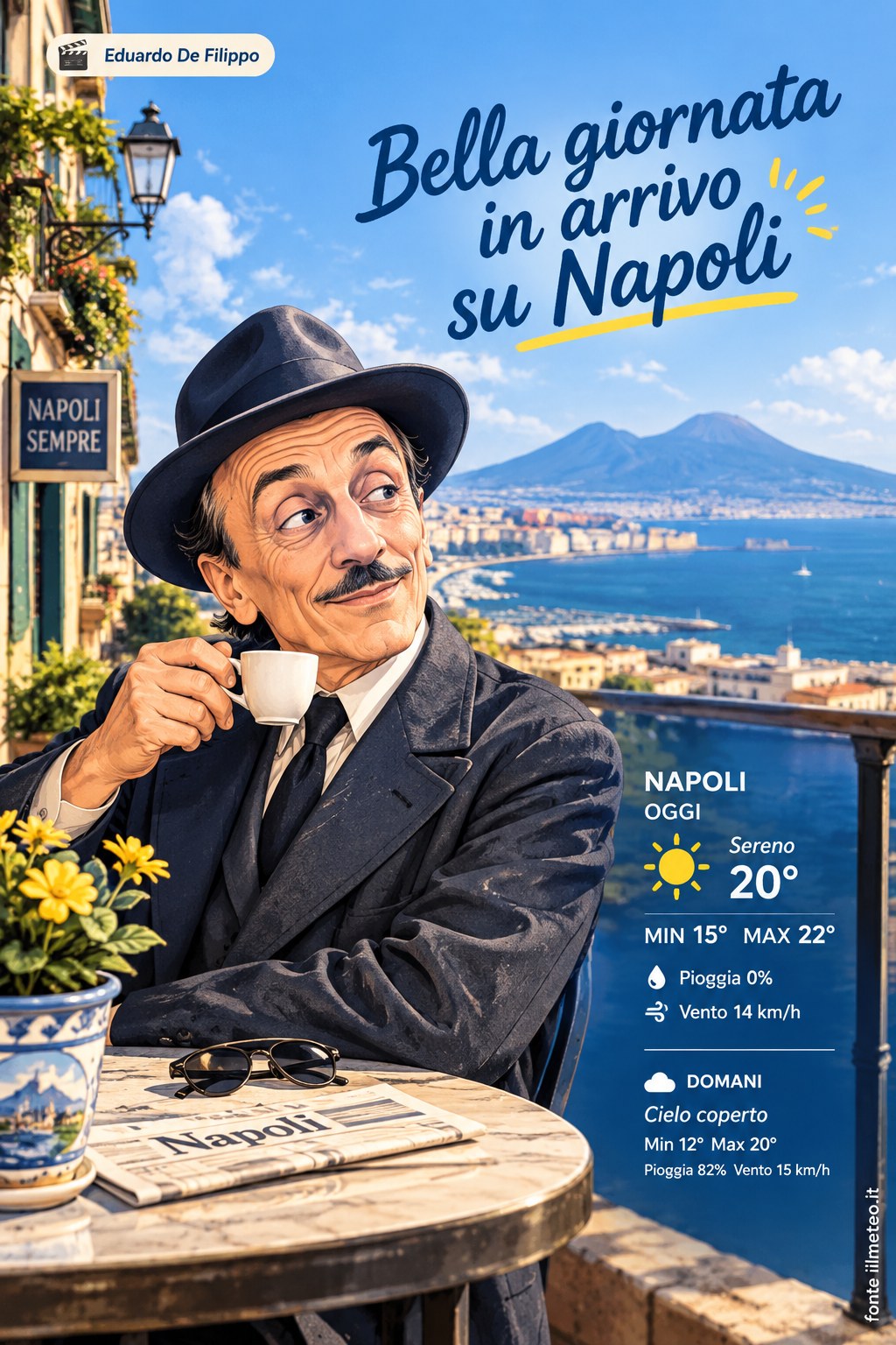 Storia meteo Napoli oggi e domani - 23 Ottobre 2026