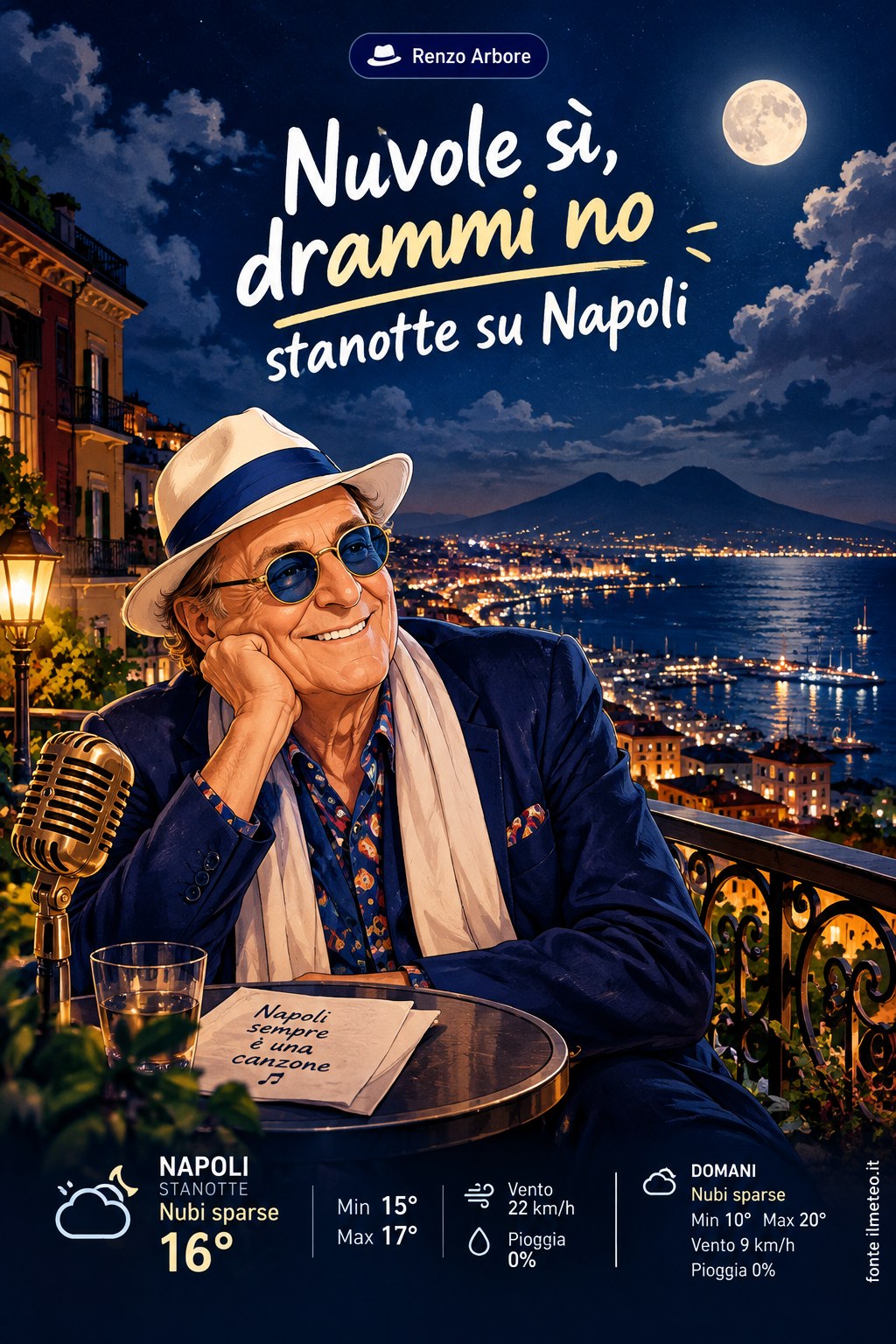 Storia meteo Napoli notte - 26 Ottobre 2026