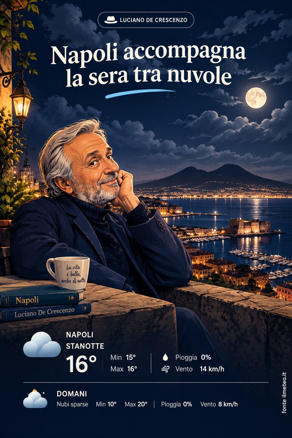 Storia meteo Napoli notte - 28 Ottobre 2026